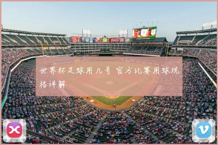 世界杯足球用几号 官方比赛用球规格详解