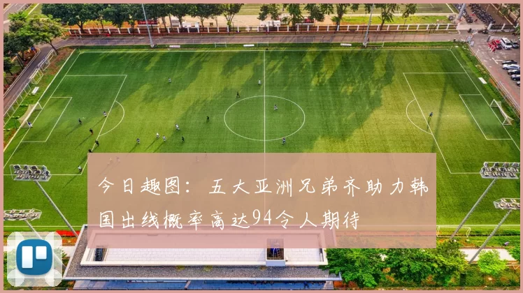 今日趣图:五大亚洲兄弟齐助力韩国出线概率高达94令人期待